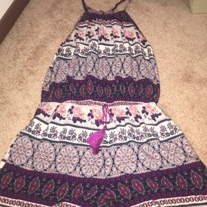 A floral designed romper